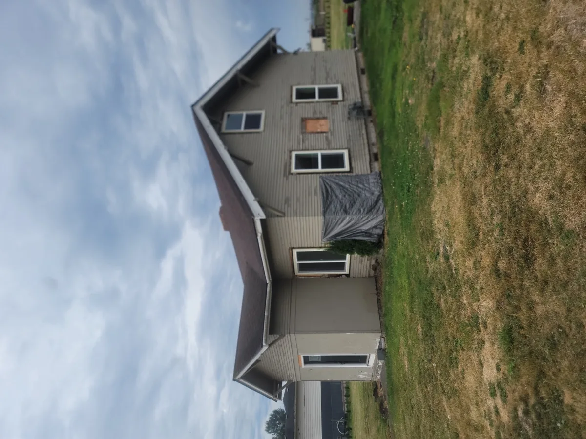 Before photo of siding replacement project in Enumclaw, WA