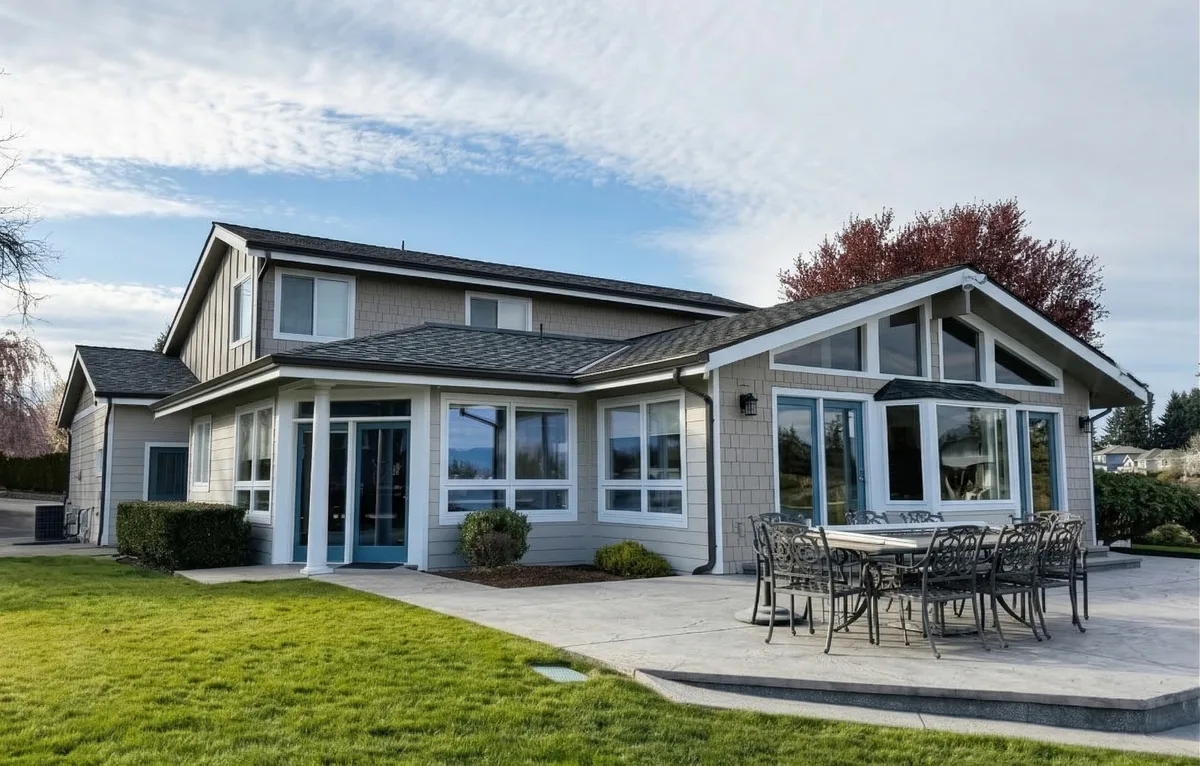 Beautiful Pacific Northwest home with new roof and siding in Pierce County, Washington