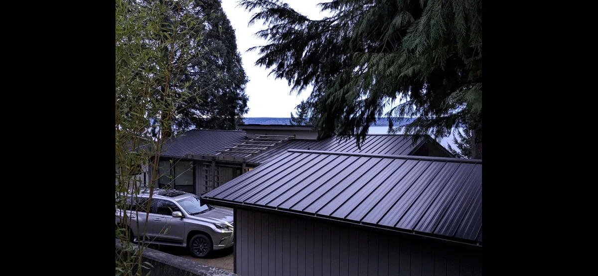 Nu-Ray standing seam metal roof installation in Pierce County, Washington